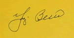 Yogi Berra's Signature in My Book