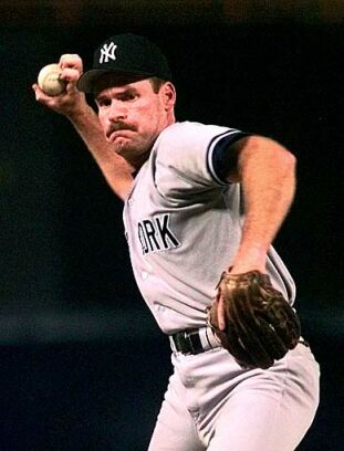 Wade Boggs pitching his knuckeball